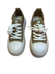 Sneakers Piele Naturala Feeling 6675 Beige-Brown