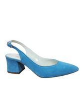 Pantofi Piele Naturala Alma Blu - Dolly Shoes