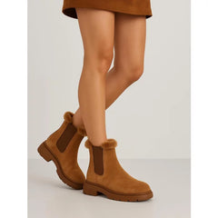 Ghete Piele Naturala Crosta Camel - Energy