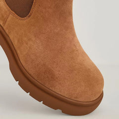 Ghete Piele Naturala Crosta Camel - Energy