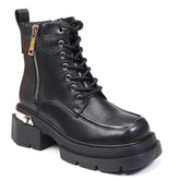 Ghete Piele Naturala Feeling Z051-16 Black