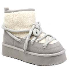 Ghete Tip UGG Solo Soprani Couture Lunar Ice