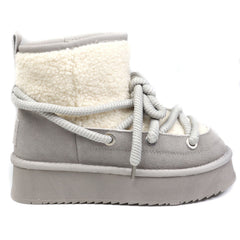 Ghete Tip UGG Solo Soprani Couture Lunar Ice