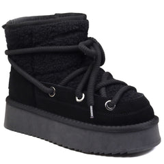 Ghete Tip UGG Solo Soprani Couture Lunar Black