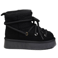 Ghete Tip UGG Solo Soprani Couture Lunar Black