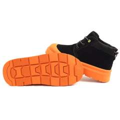 Ghete Piele Naturala Feeling UG-1 Black-Orange