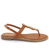 Sandale Dama EXÉ Camel