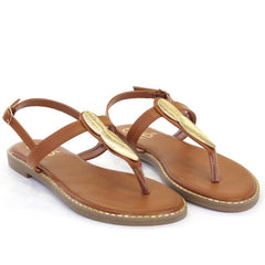 Sandale Dama EXÉ Camel