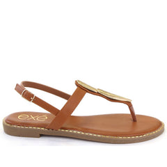 Sandale Dama EXÉ Camel