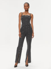 Salopeta Denim Washed Grey Jumpsuit - Karl Lagerfeld