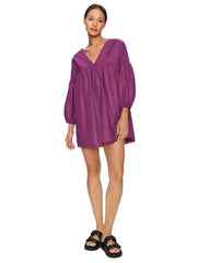 Rochie SHORT BEACH DRESS BERRY - Karl Lagerfeld