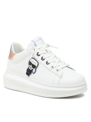 Sneakers Piele KAPRI Gradient KC Lo Lace Blue Karl Lagerfeld