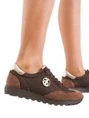 Pantofi Sport Piele Naturala Abra F002-600B Coffee