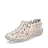 Pantofi Piele Naturala Rieker 413V8-60 Bej