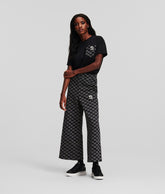 Pantaloni JACQUARD LOGO CULOTTES Karl Lagerfeld
