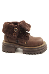 Ghete Piele Naturala Feeling 8808 Brown