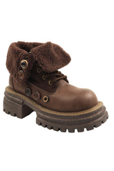 Ghete Piele Naturala Feeling 8808 Brown