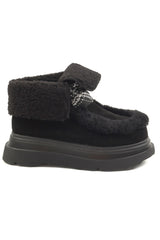 Ghete Piele Naturala Feeling M821 Black