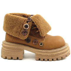 Ghete Piele Naturala Feeling 8808 Camel