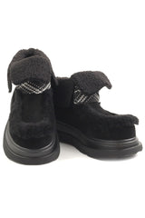 Ghete Piele Naturala Feeling M821 Black