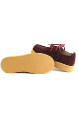 Pantofi Piele Naturala Feeling T003 Wine Red