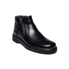 Ghete Piele Naturala Kodek-05 Black Parrotto