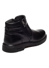 Ghete Piele Naturala Kodek-05 Black Parrotto