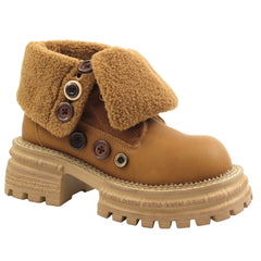 Ghete Piele Naturala Feeling 8808 Camel