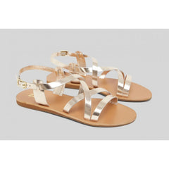 Sandale Piele Naturala 220V Gold