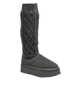 CIZME Liu Jo Jane 07 Wool Cow Suede Grey