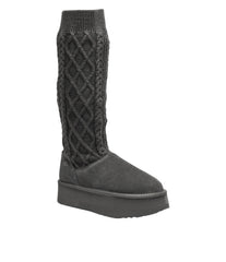 CIZME Liu Jo Jane 07 Wool Cow Suede Grey
