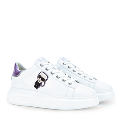 Sneakers Piele KAPRI Ikonic Lo Lace Women Liliac Karl Lagerfeld