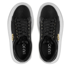 SNEAKER KYLIE 616 GLITTER BLACK - LIU JO