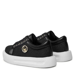 SNEAKER KYLIE 616 GLITTER BLACK - LIU JO