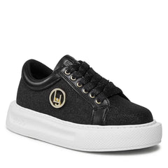 SNEAKER KYLIE 616 GLITTER BLACK - LIU JO