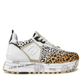 LIU JO MAXI WONDER 01 -SNEAKER PONY HAIR LEOPARD