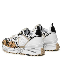 LIU JO MAXI WONDER 01 -SNEAKER PONY HAIR LEOPARD