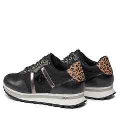 LIU JO WONDER 629 - SNEAKER METALLIC MES Black