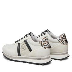 LIU JO WONDER 629 - SNEAKER METALLIC MES WHITE