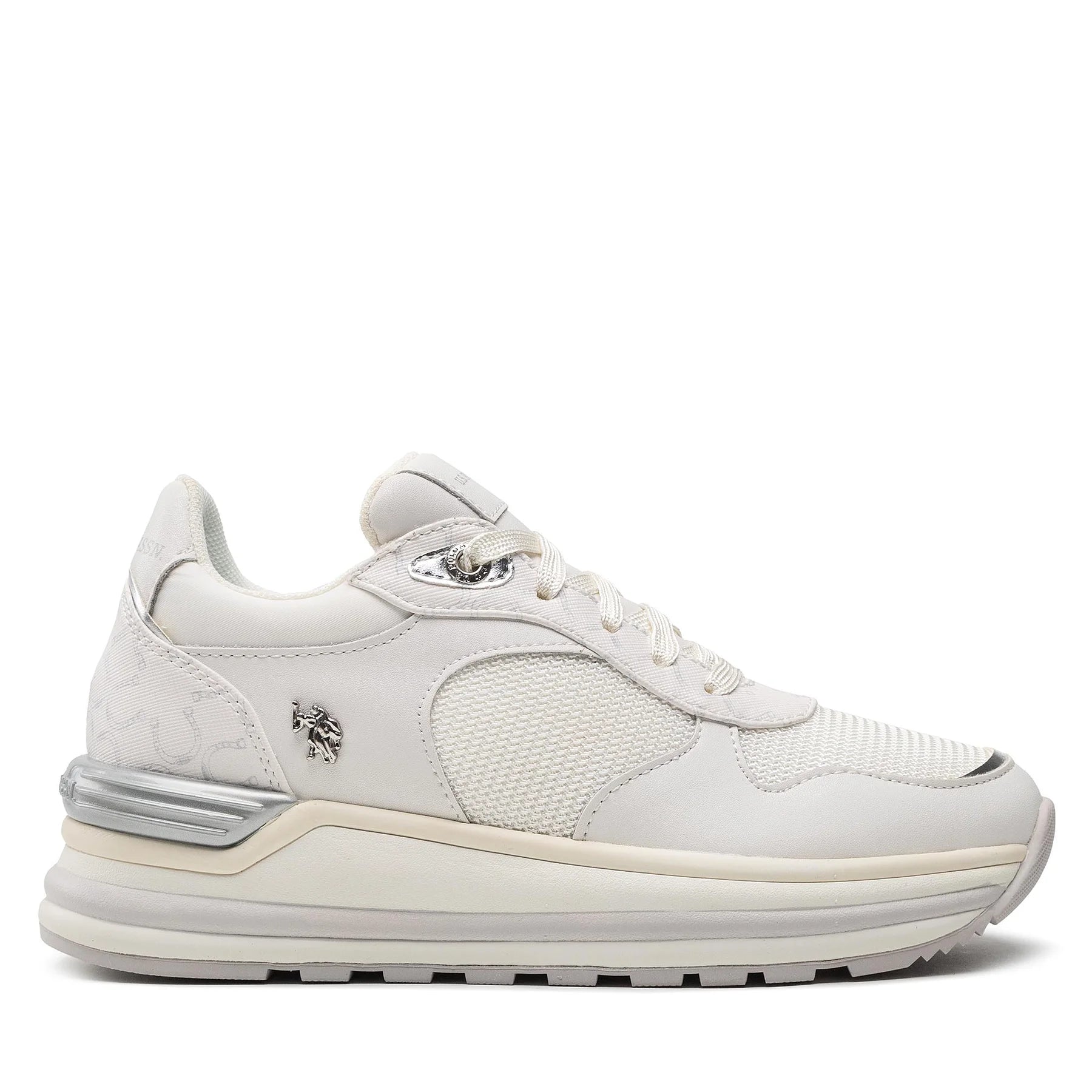 Sneakers OPHRA005 PRINT-WHI - U.S. POLO ASSN.
