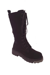 Cizme Piele Naturala Juliana Black Vel