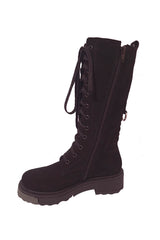 Cizme Piele Naturala Juliana Black Vel