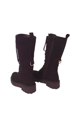 Cizme Piele Naturala Juliana Black Vel