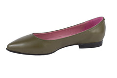 Balerini Piele Naturala 249 V2 Kaki