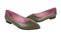 Balerini Piele Naturala 249 V2 Kaki
