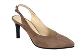 Pantofi Piele Naturala D145 Velur Coffi