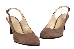 Pantofi Piele Naturala D145 Velur Coffi