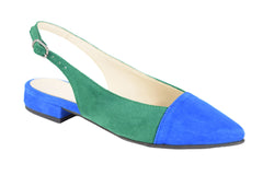 Balerini Piele Naturala Dolly PS84 Blu-Green