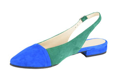 Balerini Piele Naturala Dolly PS84 Blu-Green