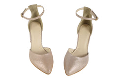 Pantofi Piele Naturala Kaia Bej Sidef